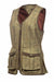 Baleno Womens Kenwood Shooting Vest in Check Khaki #colour_check-khaki