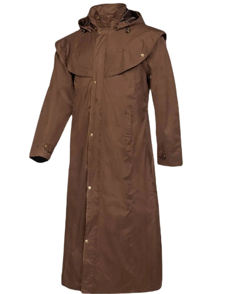 Baleno Newbury Waterproof Long Coat in Brown 