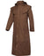 Baleno Newbury Waterproof Long Coat in Brown #colour_brown