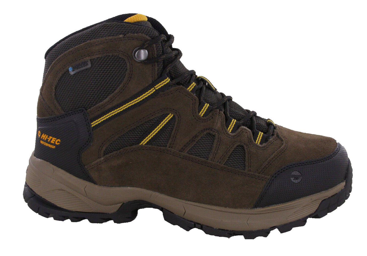 Dark Chocolate Gold Hi-Tec Bandera Lite Waterproof Hiking Boots