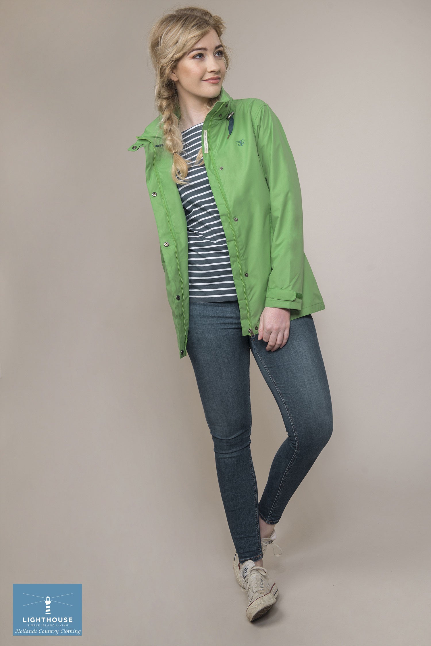 Bright green Lighthouse Beachcomber Waterproof Jacket 