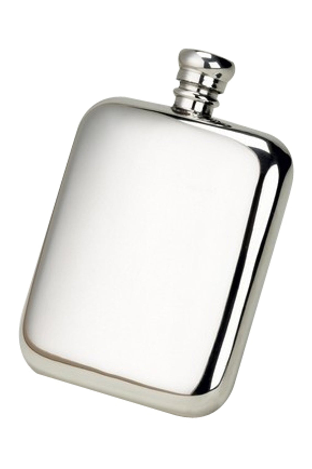 Bisley 6oz Kidney Pewter Flask in Presentation Box