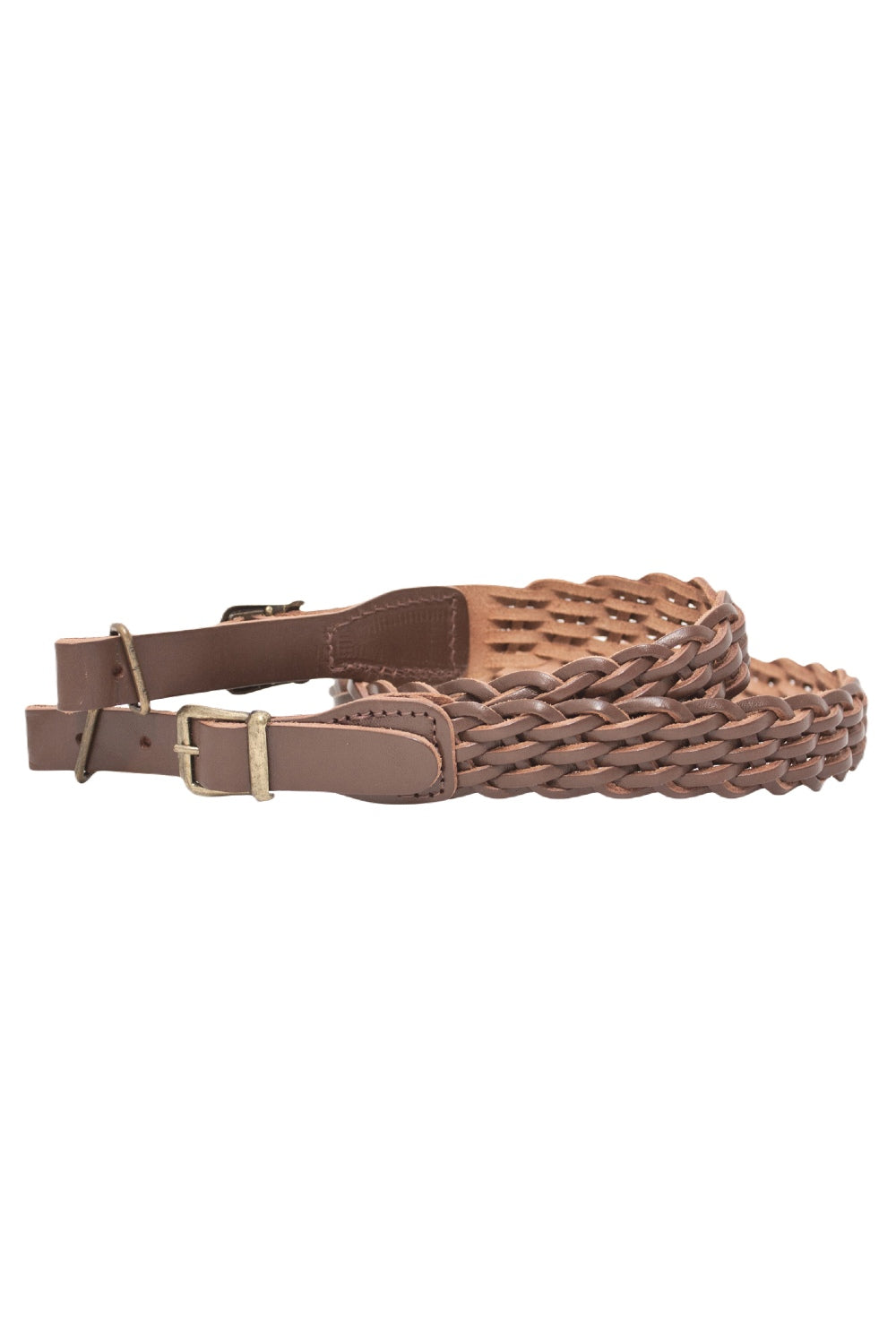 Bisley Plaited Sling Brown Leather