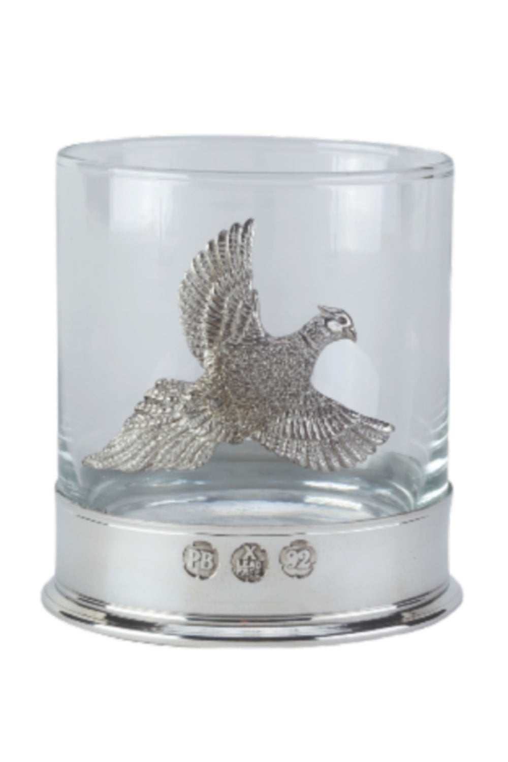 Bisley Whisky Glasses In Flying Pheasant 