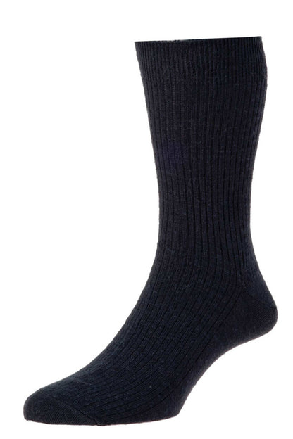 Black HJ Hall Immaculate Socks | Wool Rich 