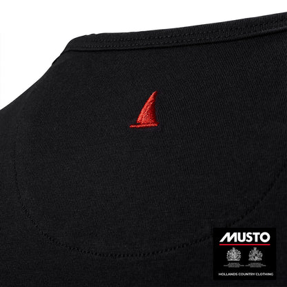 Back detail with red Sail Musto Logo 