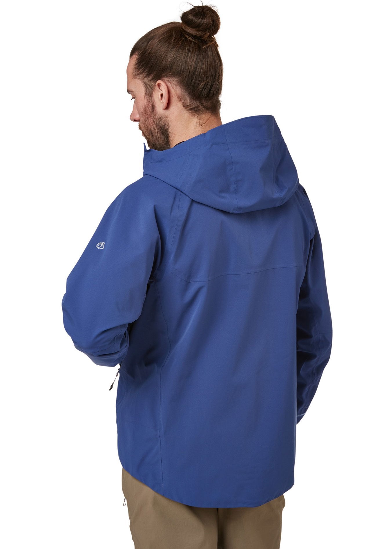 Hood view Trelawney Waterproof Breathable Jacket by Craghoppers