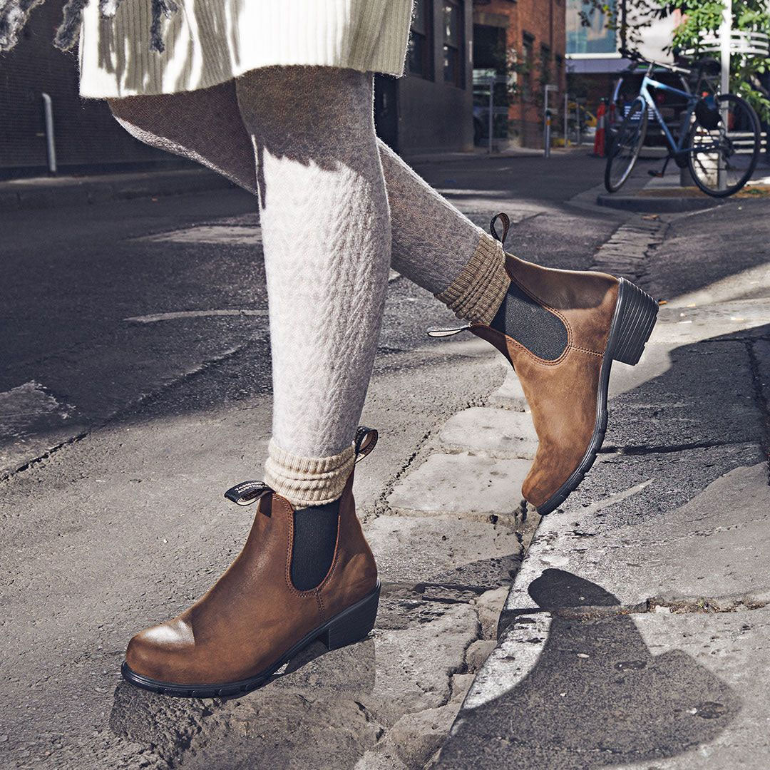 Heeled store blundstone boots