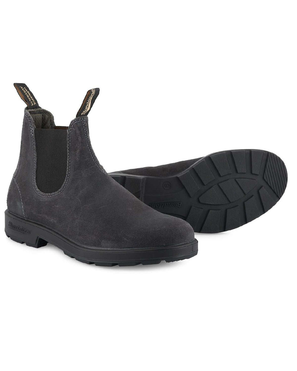 Blundstone 1910 Steel Grey Suede Leather Chelsea Boots