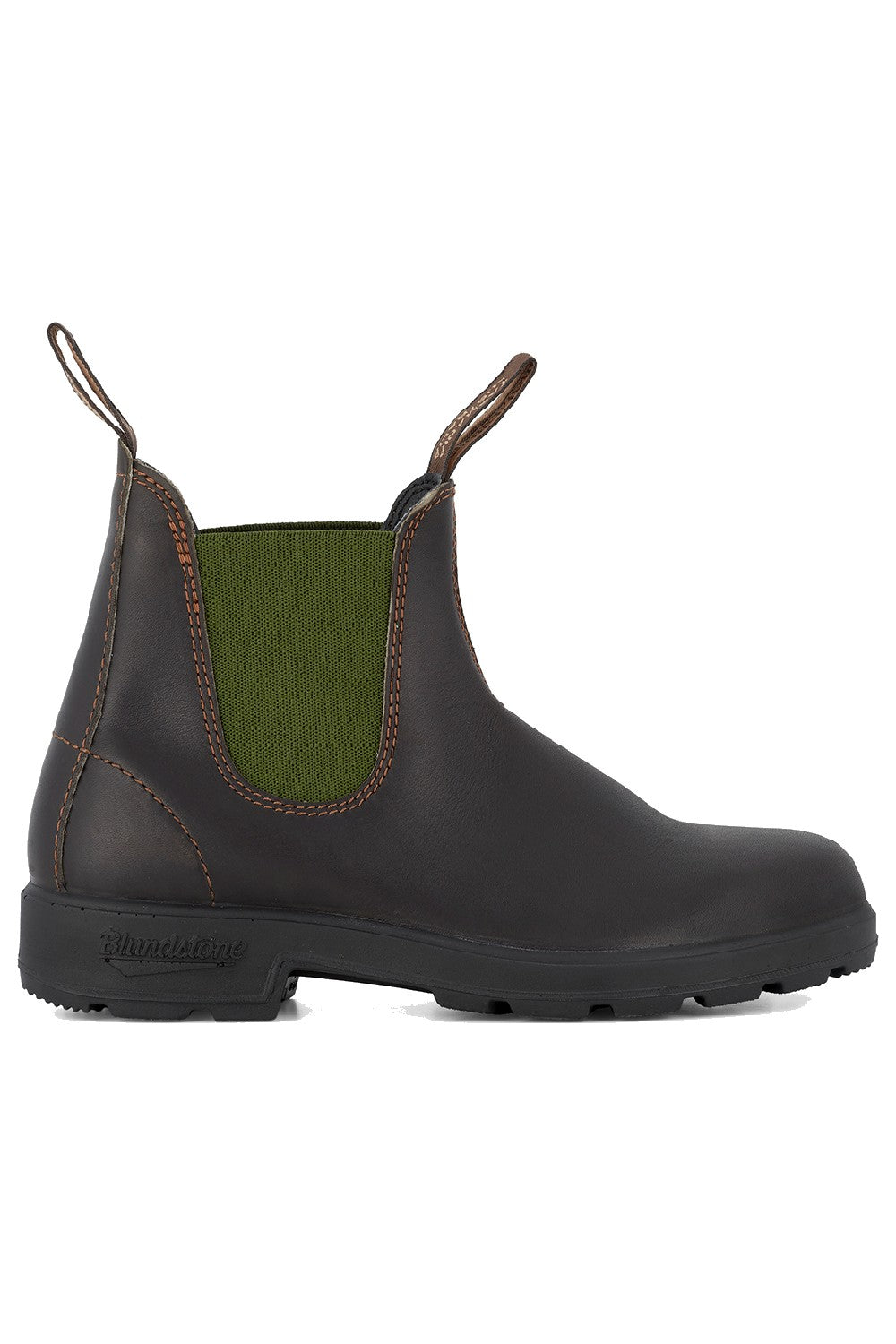 Products Blundstone 519 Stout Chelsea Boot in Stout Brown/Olive