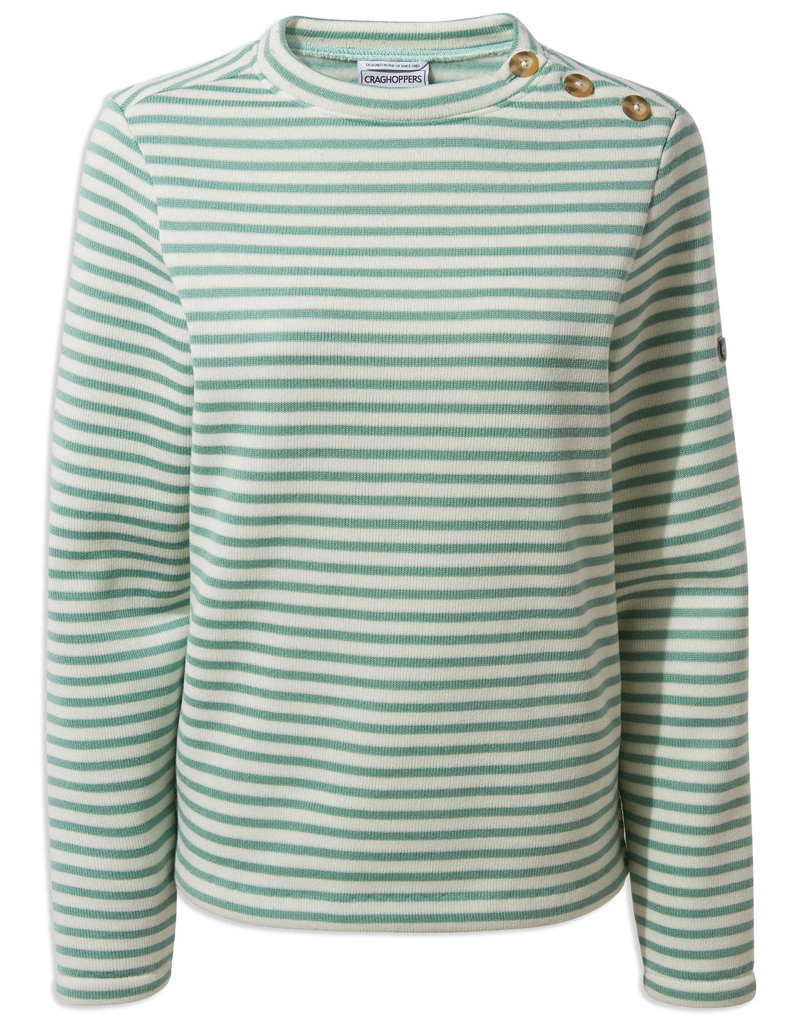 Craghoppers Ladies Balmoral Crew Neck | Sea Breeze Stripe