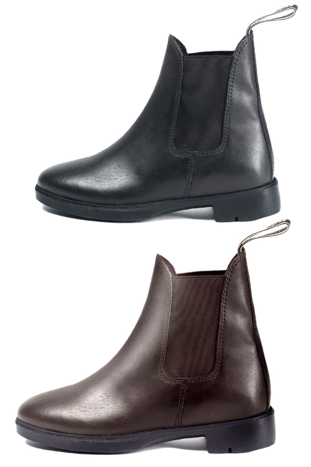 Brogini Pavia Piccino Yr Jodhpur Boots Child in Black and Brown