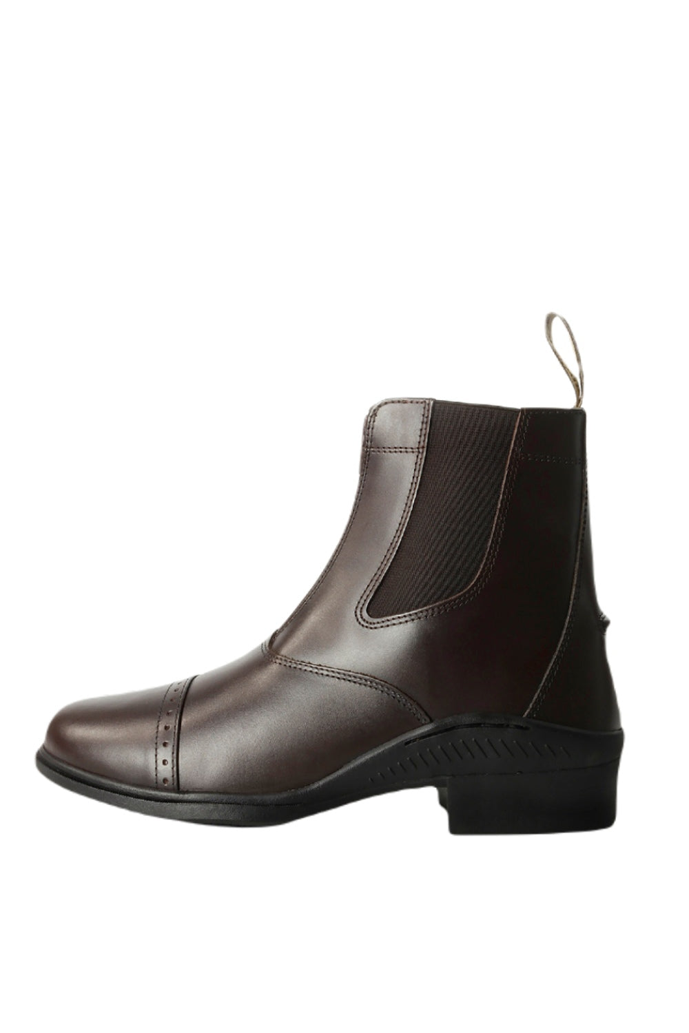Brogini Tivoli Leather Paddock Boots In Brown