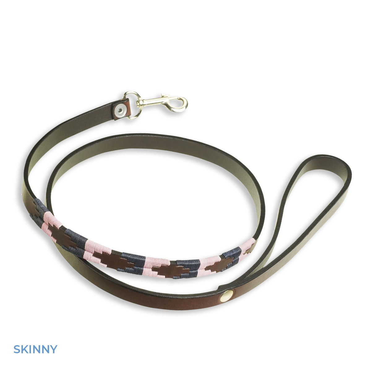 Small dog pink Pampeano Hermoso Leather Dog Lead 