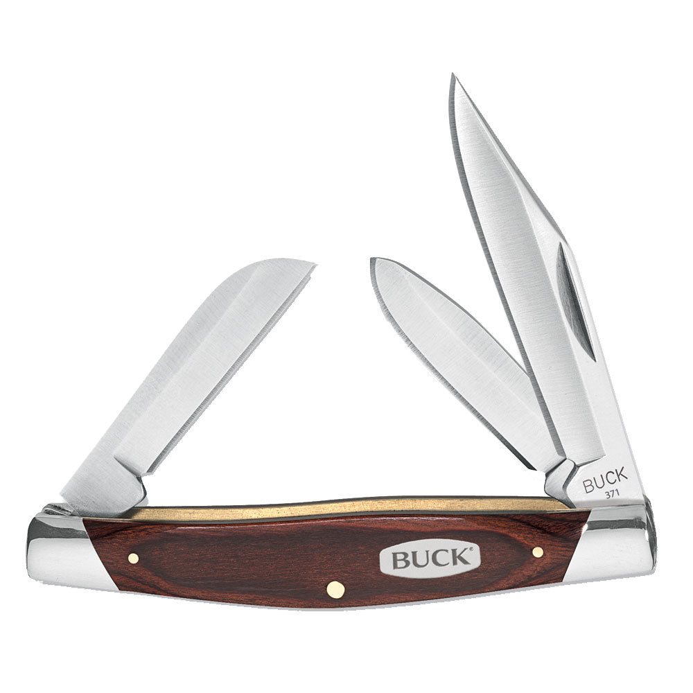 Buck Stockman Knife - Spey, Sheepsfoot, Modified Clip