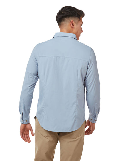 Fogle Blue Craghoppers NosiLife Nuoro Long Sleeve Shirt