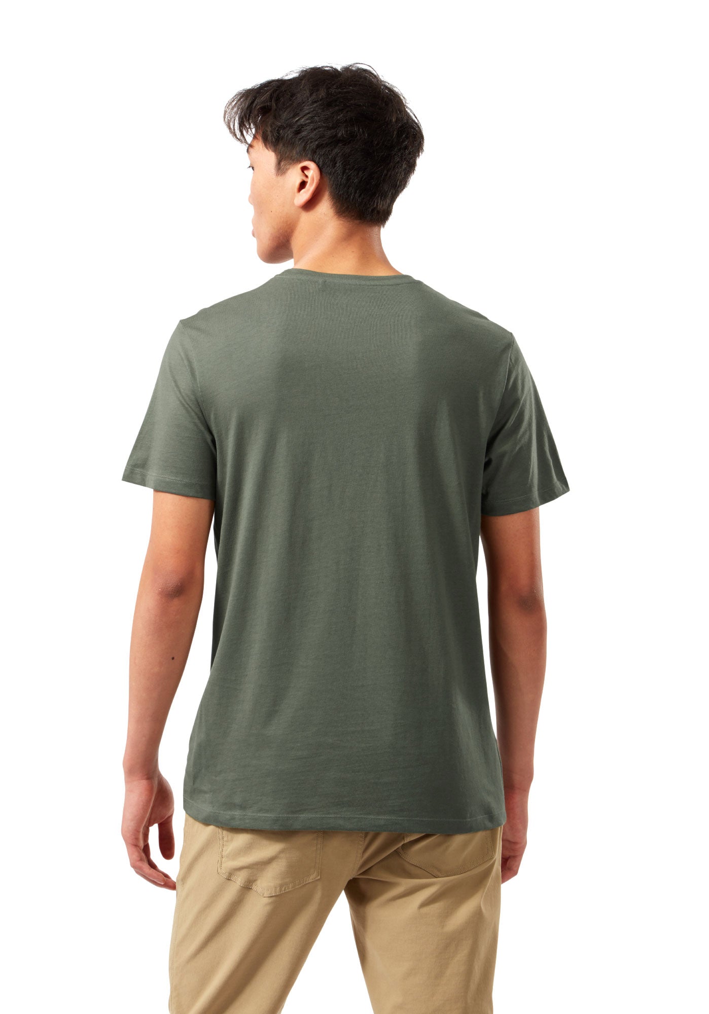 Parka Green Mightie Short Sleeve Cotton T-Shirt by Craghoppers 
