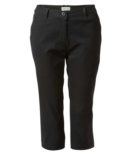 Craghoppers Kiwi Pro Crop II Trousers in Black