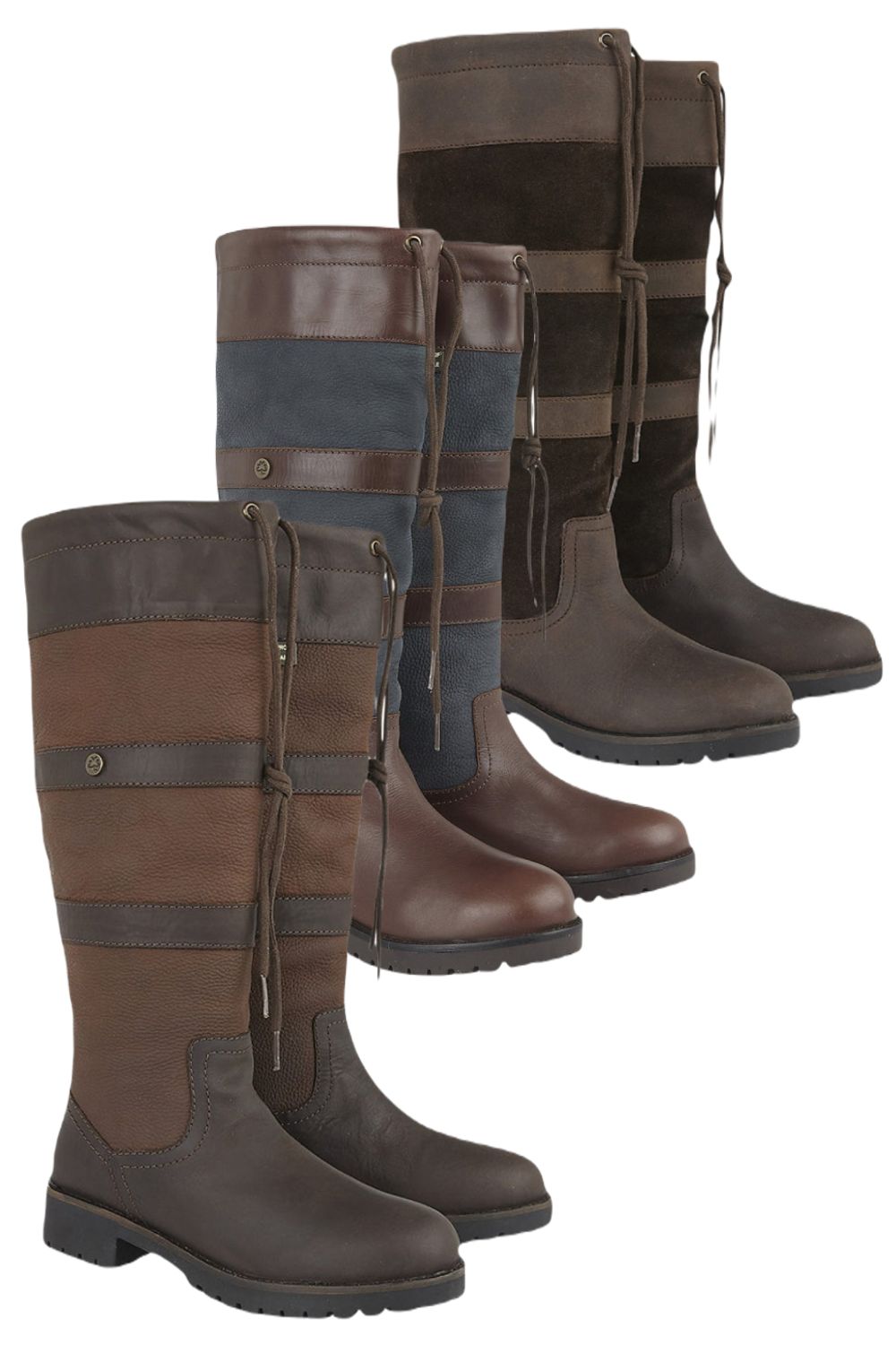 Cabotswood Amberley Country Boots Chestnut/Navy Oak/Bison Oak/Chocolate 