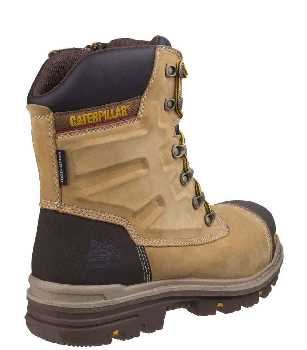 Caterpillar Premier Waterproof S3 Safety Boot in Honey Gold 
