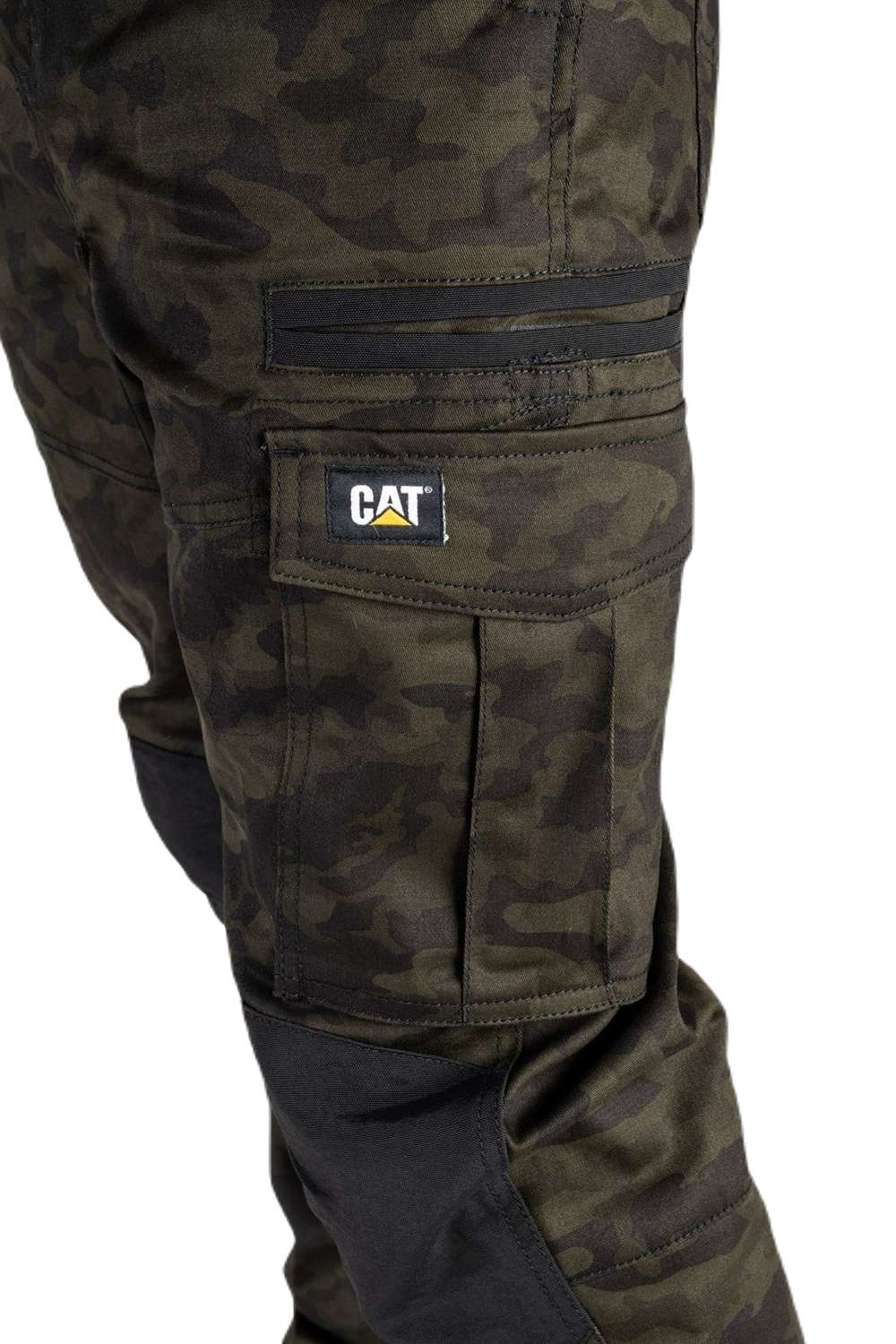 Caterpillar Dynamic Trousers In Night Camo 