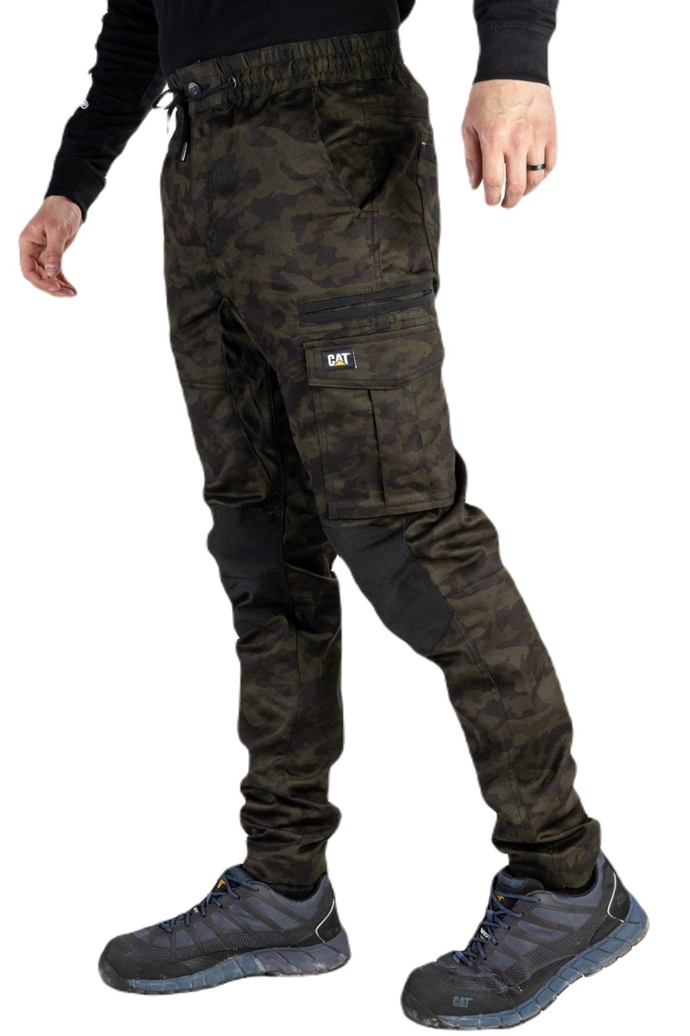 Caterpillar Dynamic Trousers In Night Camo 