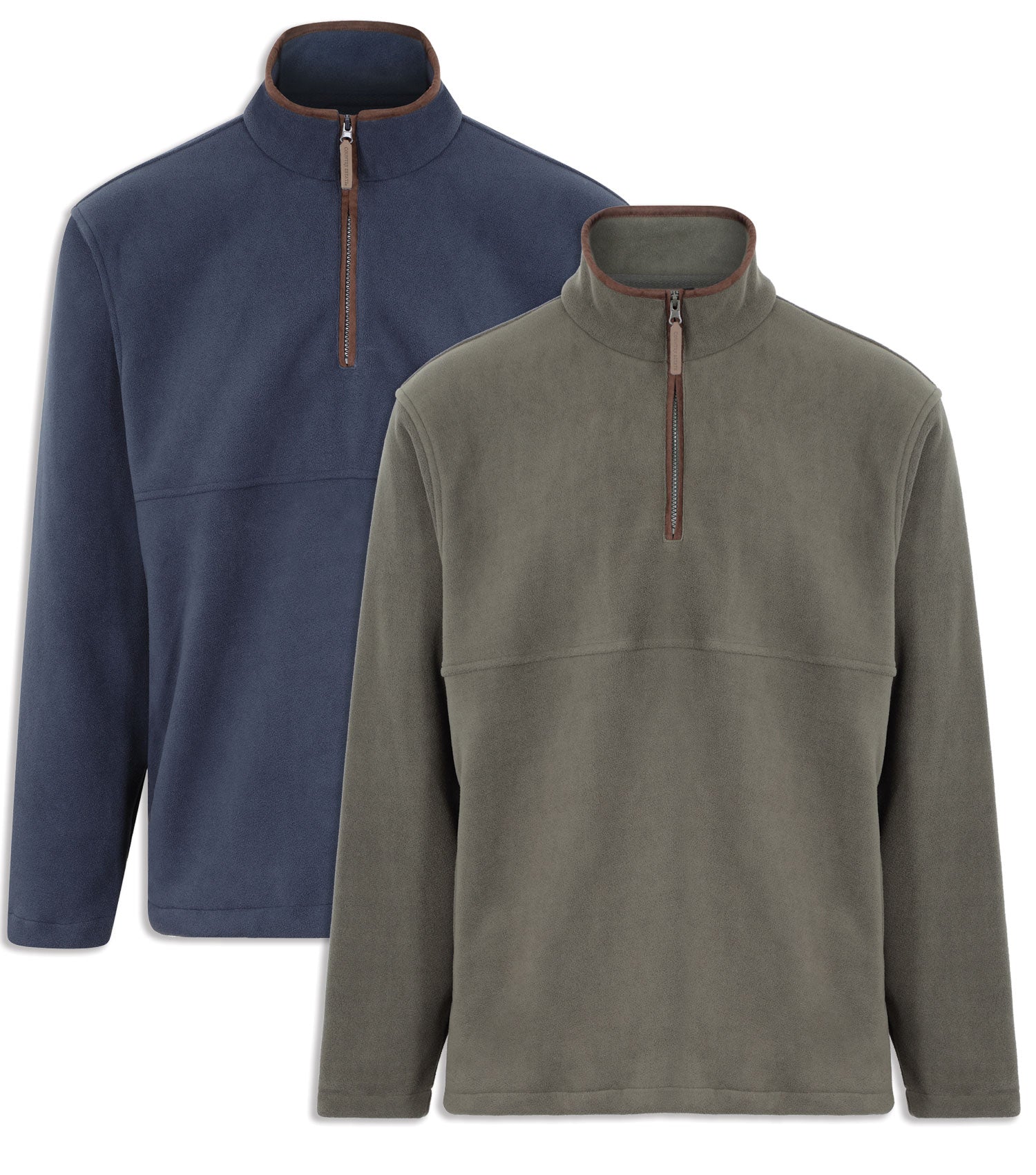 Champion Oban Half Zip Fleece | Olive and Navy 