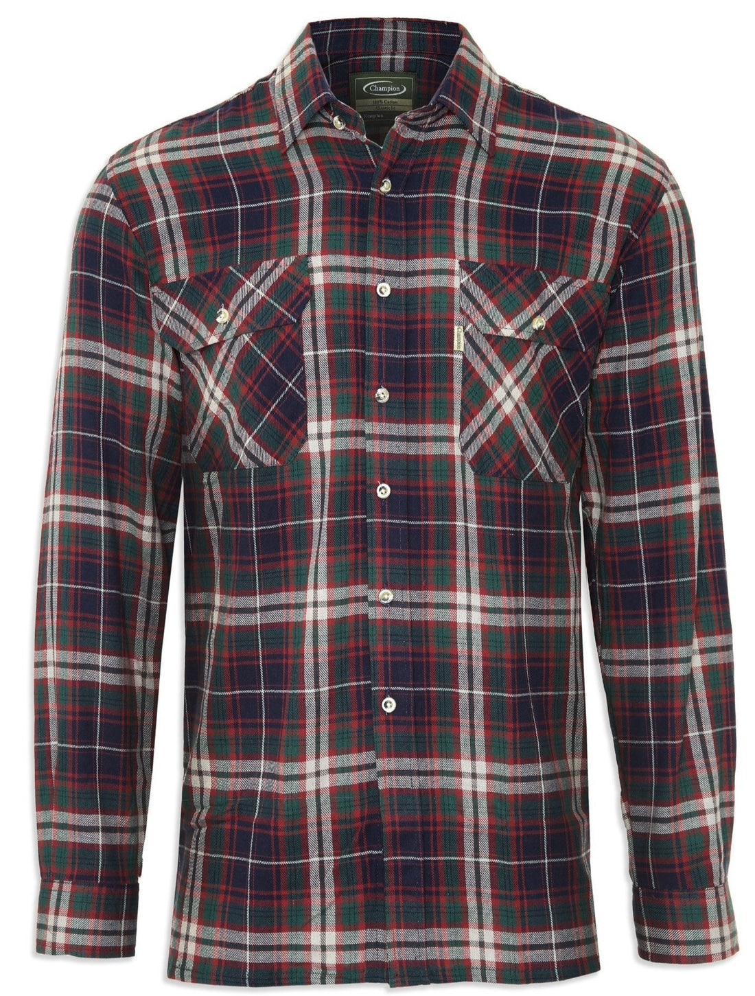 Champion Kempton shirt in a blue based tartan 