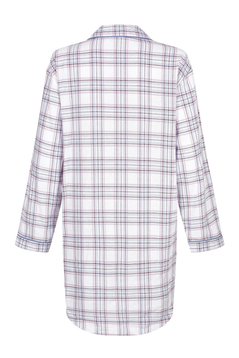 Champion Alice Ladies Check Nightshirt in Check Pink and Blue