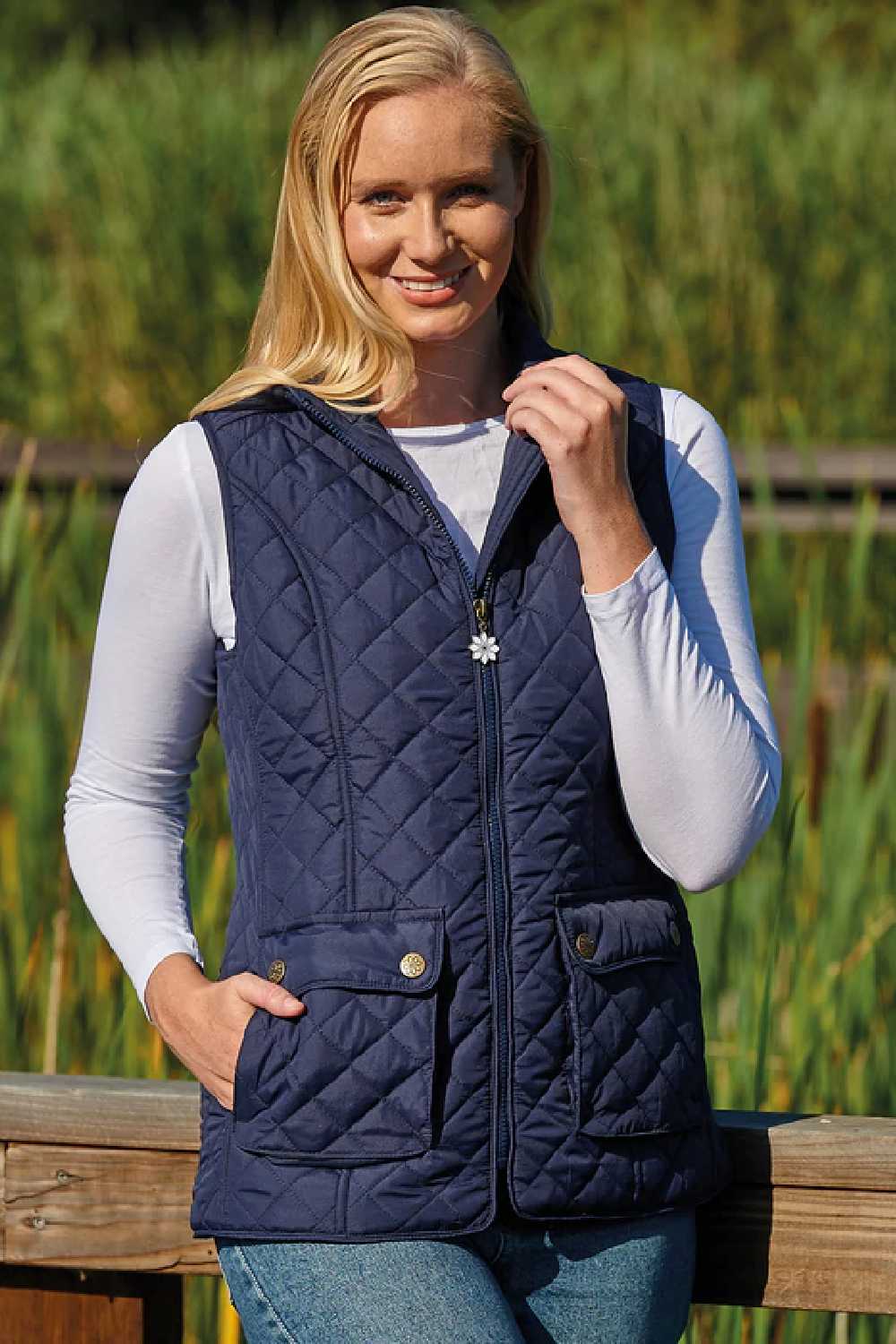 Champion Banbury Ladies Gilet in Navy