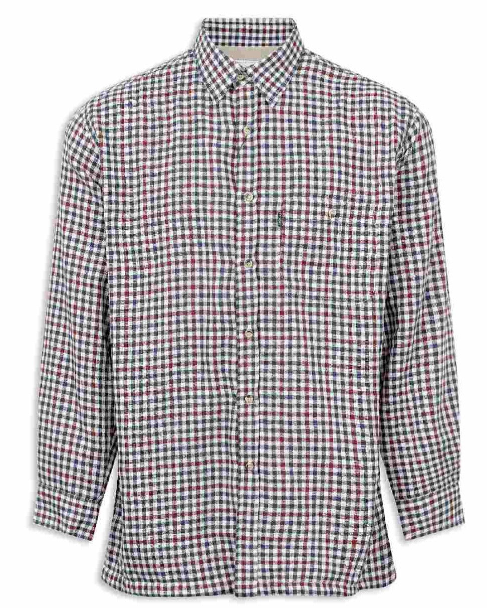 Champion Heathfield Micro Fleece Lined Shirt in Red and Blue Check