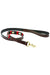 WeatherBeeta Polo Leather Dog Lead in Cowdray Brown/Black/Red/White