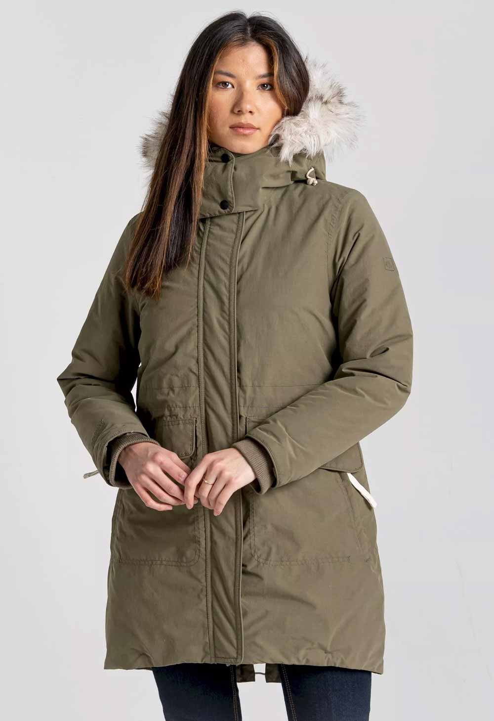 Craghoppers Lundale Waterproof Jacket in Wild Olive