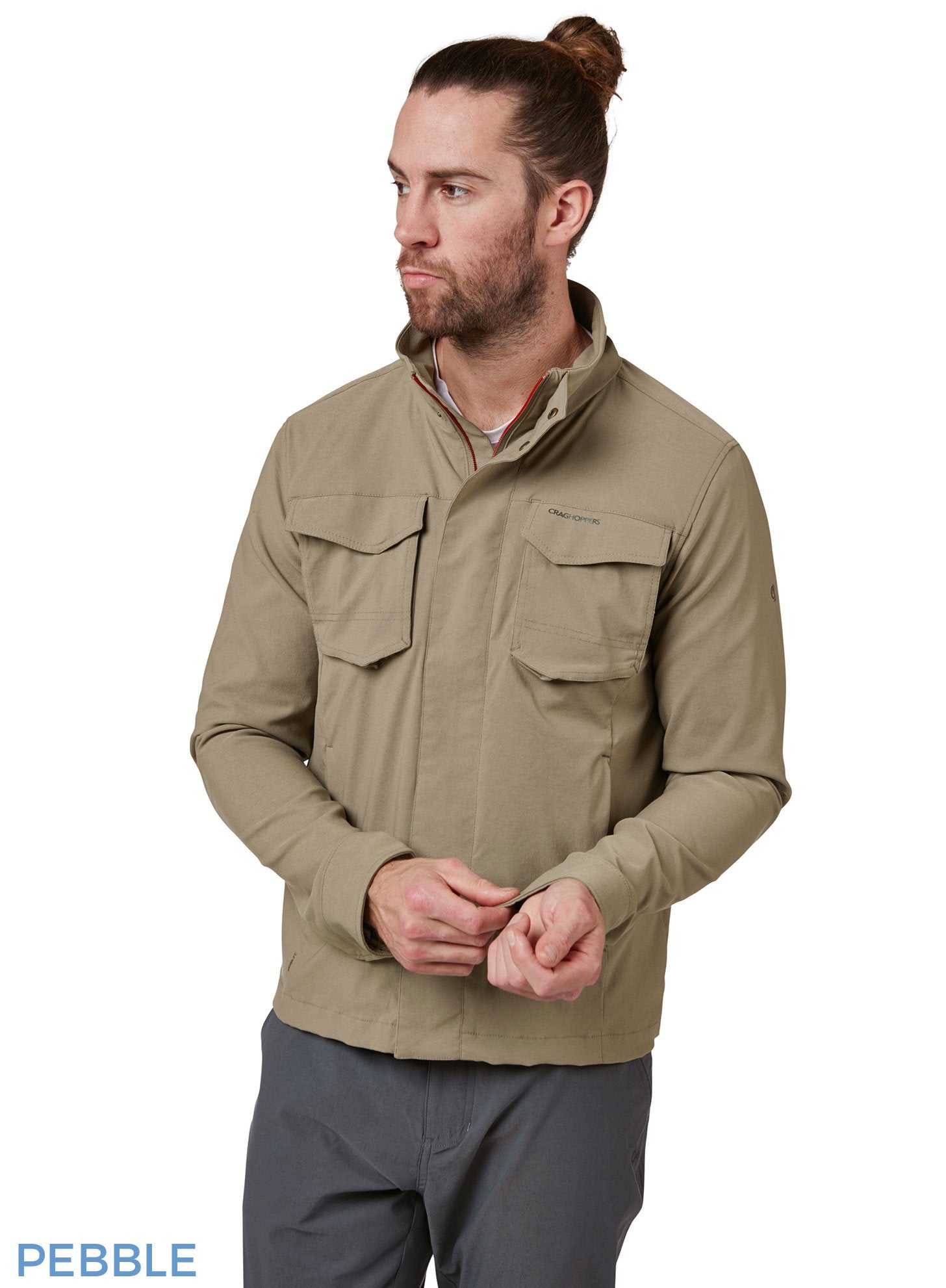 Pebble Edmund Multi pocket short Travel Jacket by Craghoppers 