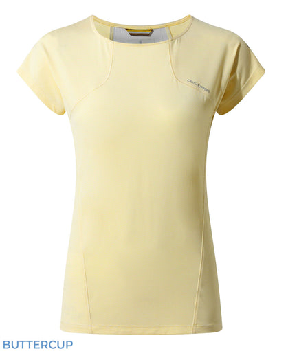 Craghoppers Fusion T-Shirt in Buttercup