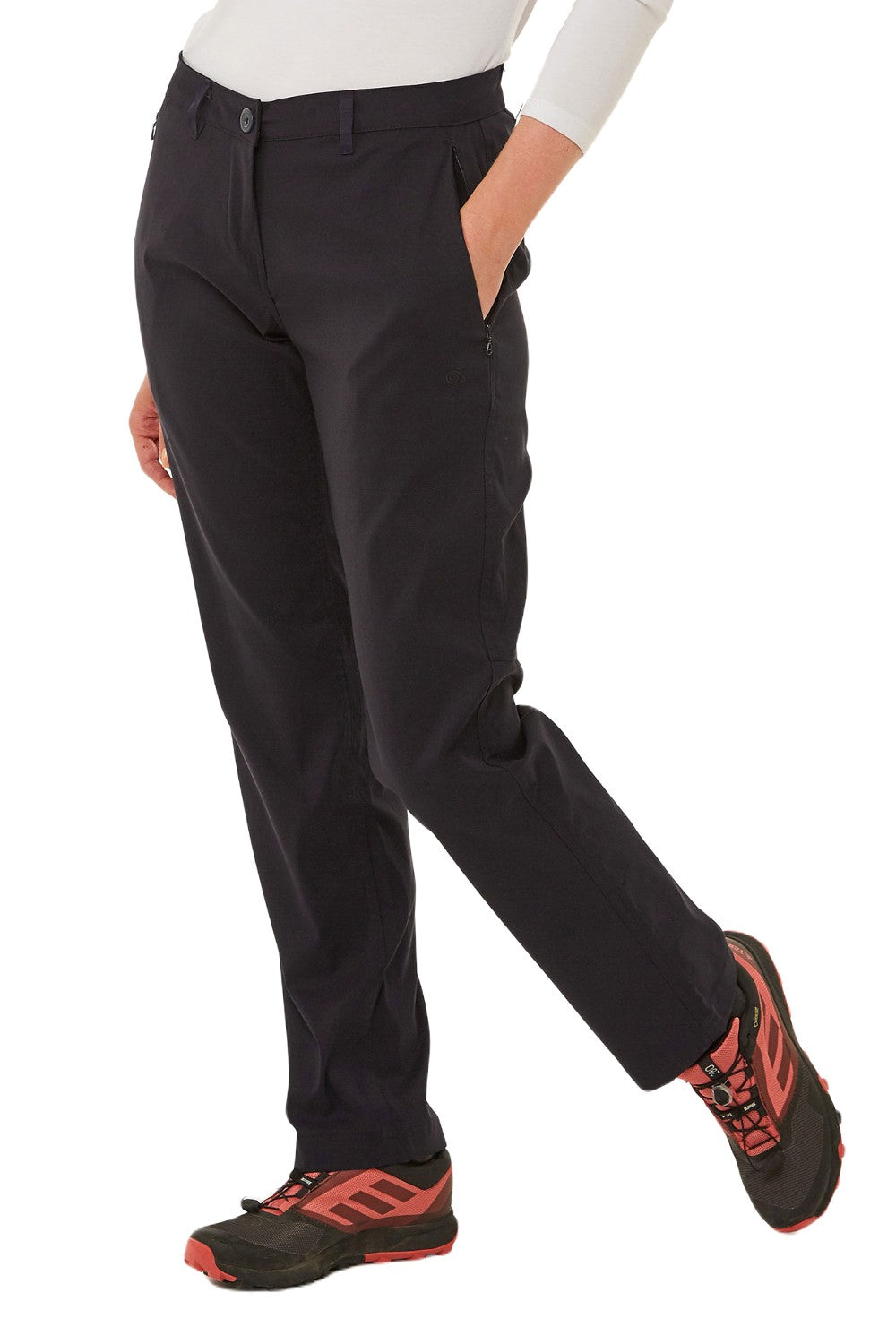 Womens Kiwi Pro II Waterproof Trousers  Black  Craghoppers UK