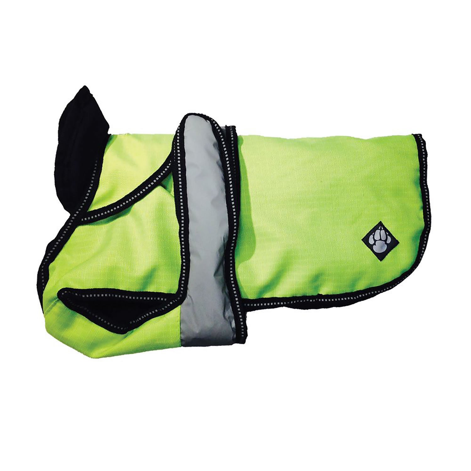 Danish Design Ultimate 2 In 1 Dog Coat in Hi Vis Yellow 