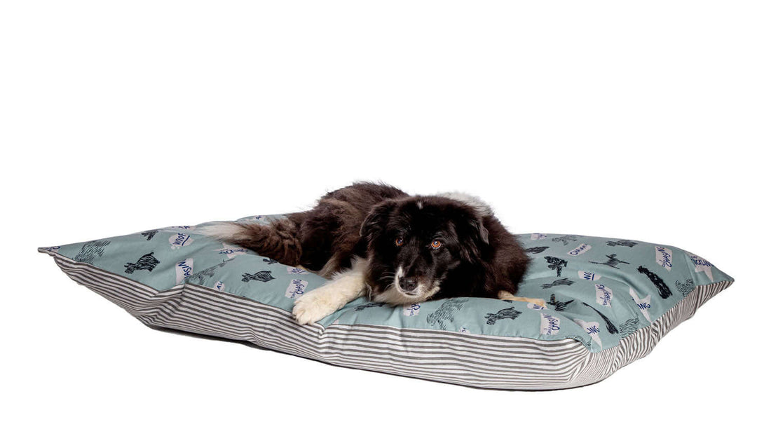 Danish Design Battersea Playful Dogs Deep Duvet in Blue