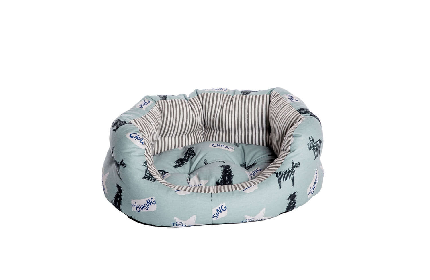 Danish Design Battersea Playful Dogs Deluxe Slumber Bed in Blue