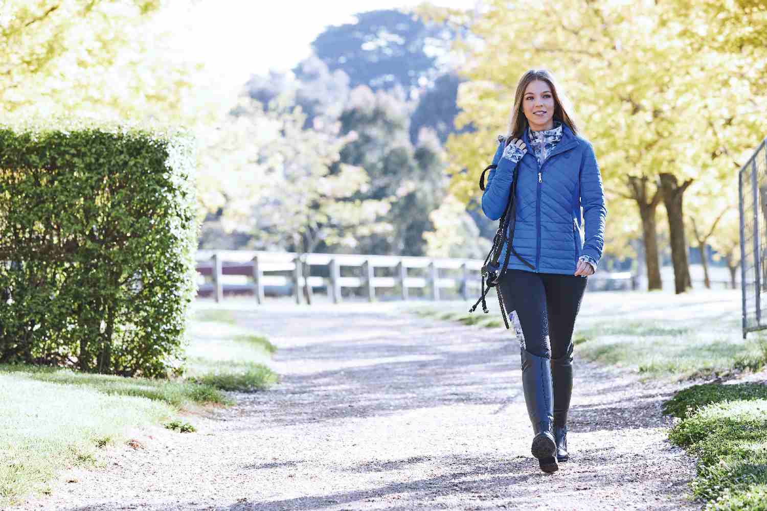 DUBLIN LIA HYBRID QUILTED JACKET LADIES- Cobalt 