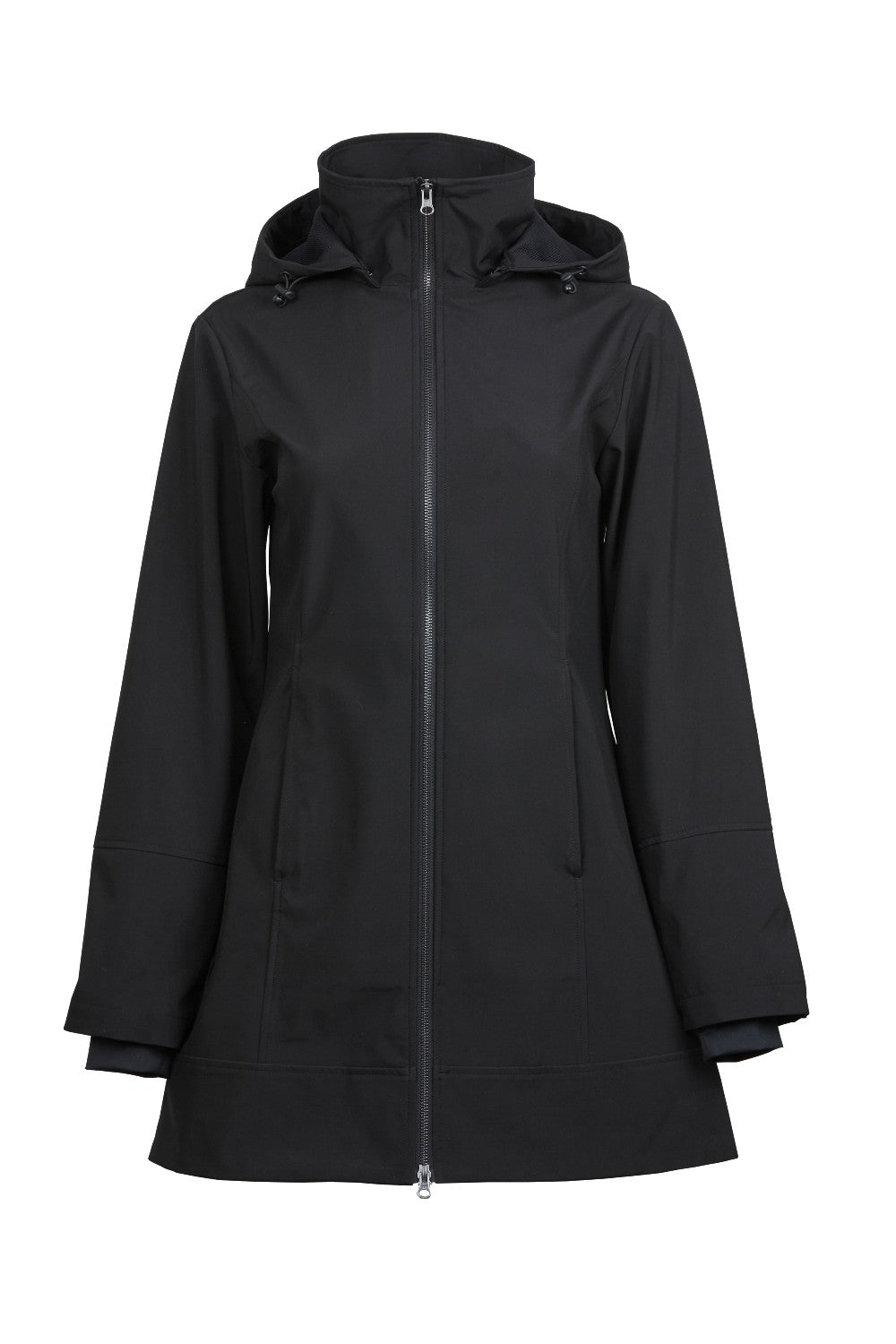 DUBLIN REMY SHOWERPROOF SOFT ZIP JACKET WITH HOOD- black 