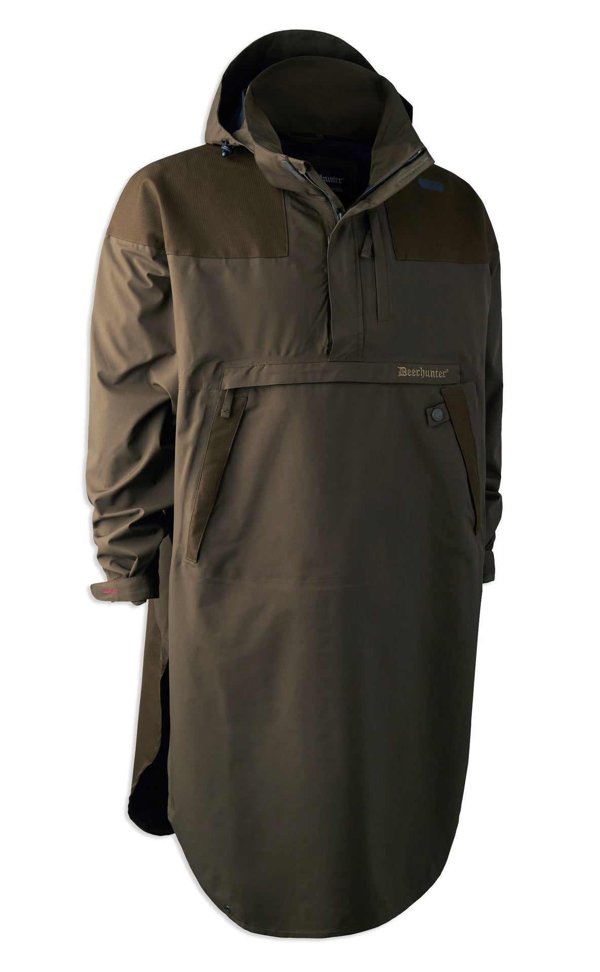 Adults Men Raincoat Waterproof Hooded Rain Jacket Long Coat Outdoor Work  Wet