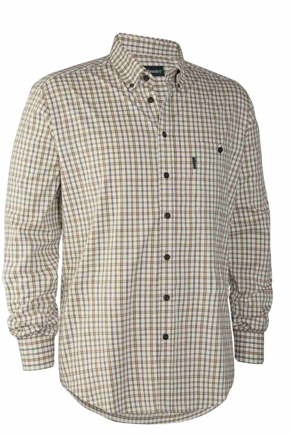 Deerhunter Henry Shirt in Green Check