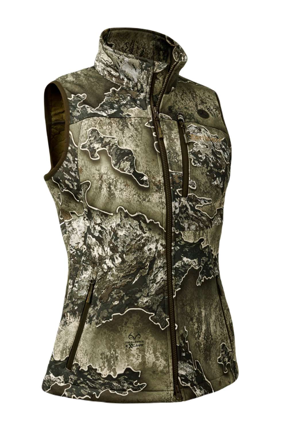 Deerhunter Lady Excape Softshell Waistcoat In Real Tree Excape 