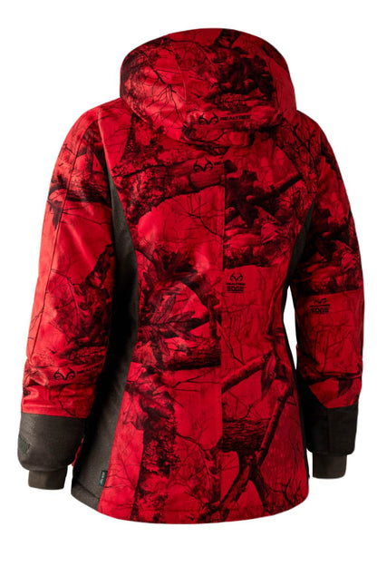 Deerhunter Lady Raven Arctic Jacket In Realtree Edge Red 