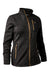 Deerhunter Lady Sarek Knitted Jacket In Dark Grey Melange #colour_dark-grey-melange