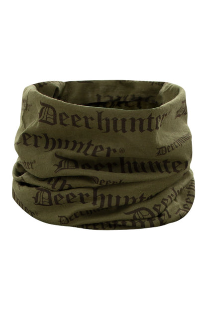Deerhunter Logo Neck Tube In Tarmac Green 