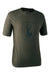 Deerhunter Logo T-Shirt With Shield In Bark Green