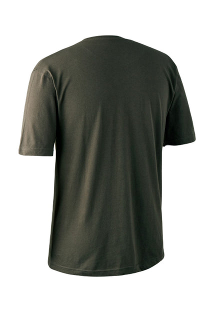 Deerhunter Logo T-Shirt In Bark Green