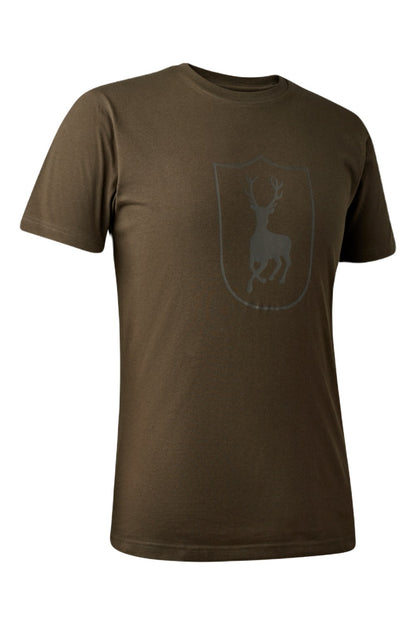 Deerhunter Logo T-Shirt In Fallen Leaf 